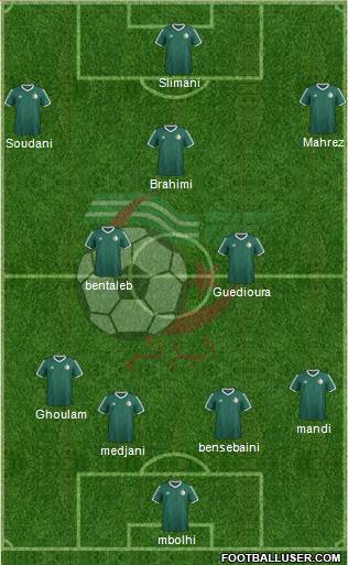 Algeria Formation 2016