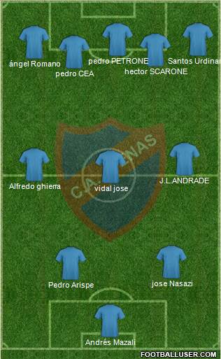 Club Atlético Atenas Formation 2016