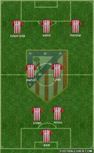 C. Atlético Madrid S.A.D. Formation 2016
