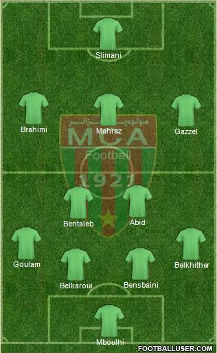 Mouloudia Club d'Alger football formation