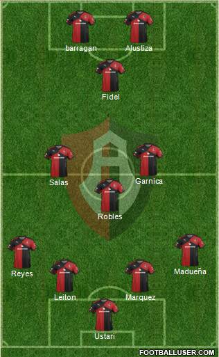 Club Deportivo Atlas Formation 2017