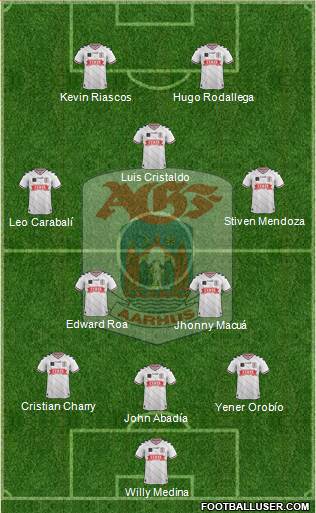 Aarhus Gymnastik Forening Formation 2017
