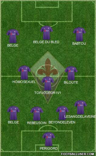 Fiorentina Formation 2017