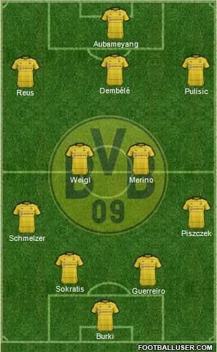 Borussia Dortmund Formation 2017