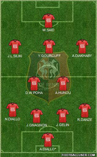 Stade Rennais Football Club Formation 2017