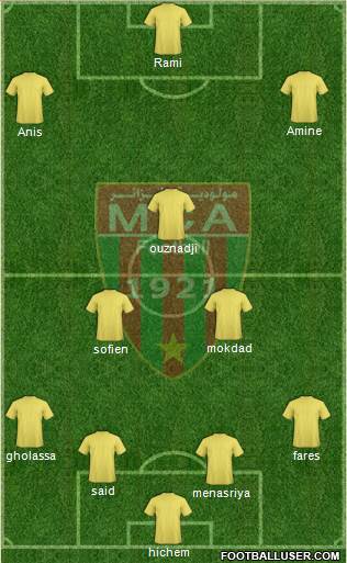 Mouloudia Club d'Alger Formation 2017