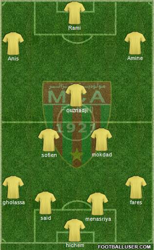 Mouloudia Club d'Alger football formation