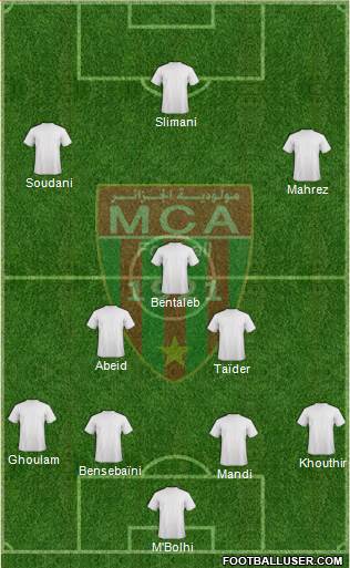 Mouloudia Club d'Alger football formation