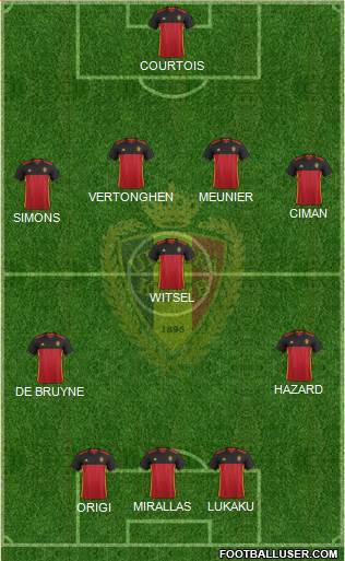 Belgium Formation 2017