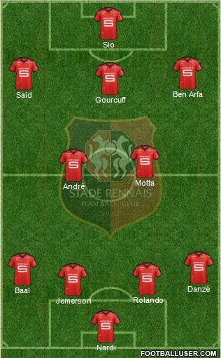 Stade Rennais Football Club Formation 2017