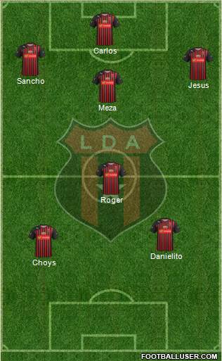 Liga Deportiva Alajuelense football formation