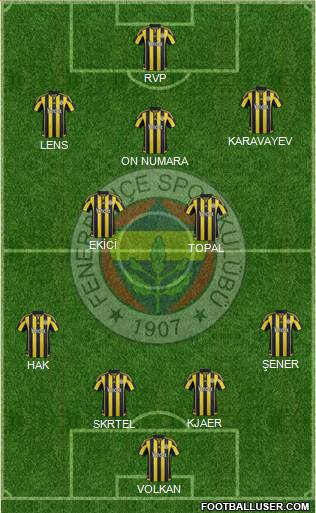 Fenerbahçe SK Formation 2017
