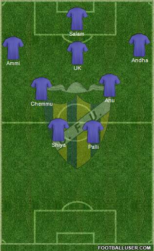 Clube Futebol União Madeira football formation