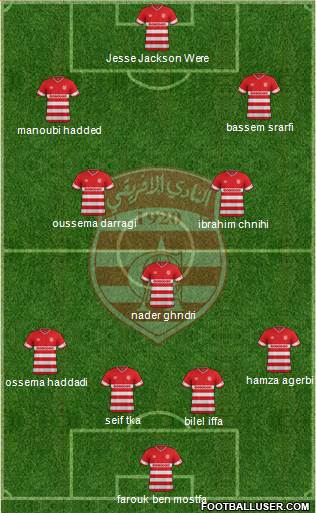 Club Africain Tunis Formation 2017