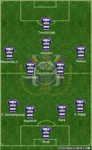 RSC Anderlecht Formation 2017