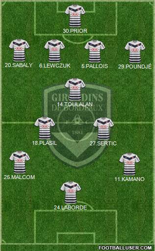 FC Girondins de Bordeaux Formation 2017