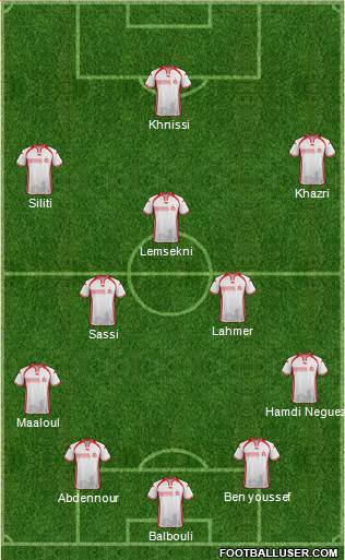 Tunisia Formation 2017