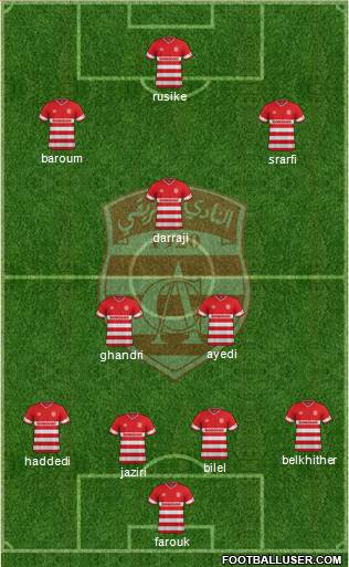 Club Africain Tunis Formation 2017