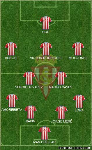 Real Sporting S.A.D. Formation 2017