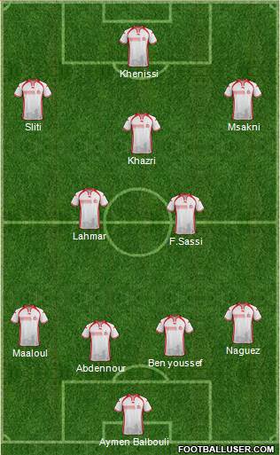 Tunisia Formation 2017