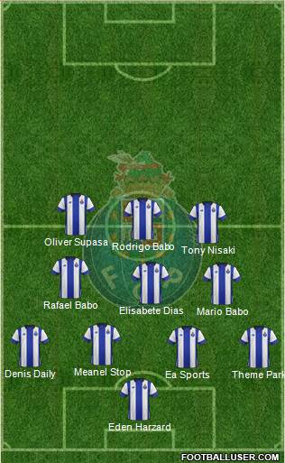 Futebol Clube do Porto - SAD 4-3-3 football formation