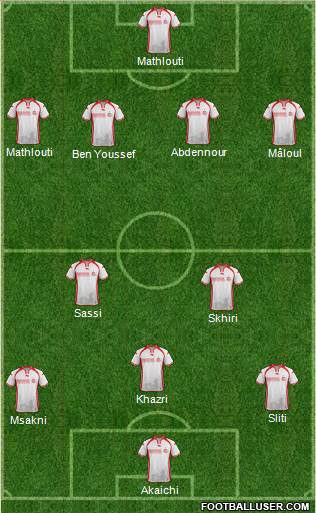 Tunisia Formation 2017