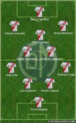 CC Deportivo Municipal Formation 2017