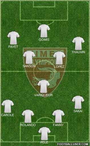 Nîmes Olympique Formation 2017
