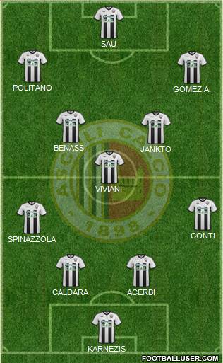 Ascoli football formation