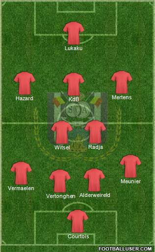 RSC Anderlecht Formation 2017