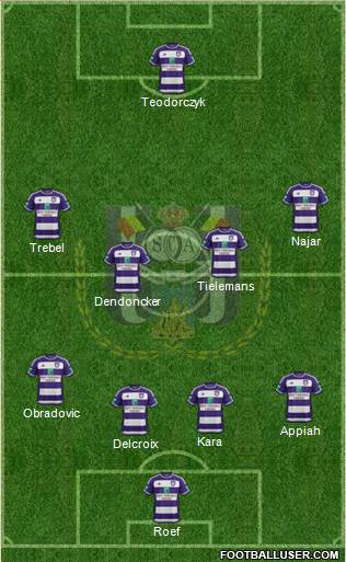 RSC Anderlecht Formation 2017