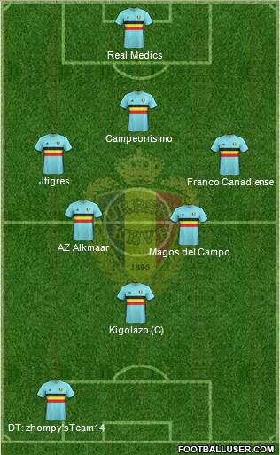 Belgium Formation 2017