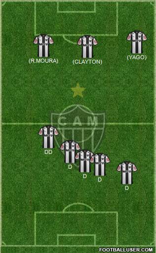 C Atlético Mineiro Formation 2017