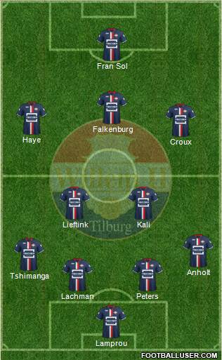 Willem II football formation