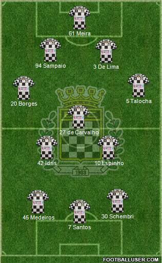 Boavista Futebol Clube - SAD 4-3-3 football formation