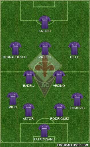 Fiorentina Formation 2017
