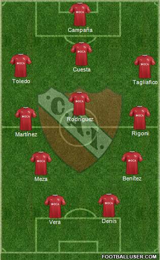 Independiente Formation 2017