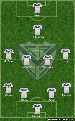 Vélez Sarsfield Formation 2017