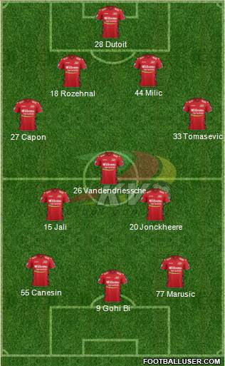 KV Oostende Formation 2017