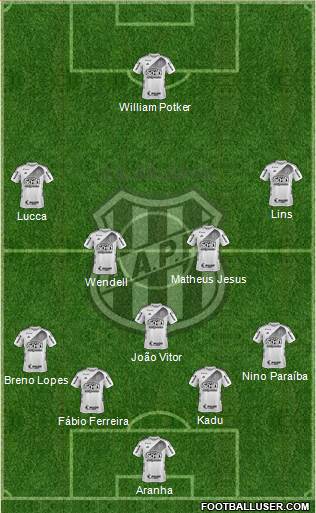 AA Ponte Preta Formation 2017