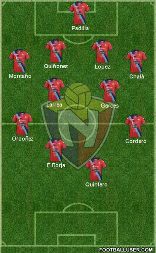 CD El Nacional Formation 2017