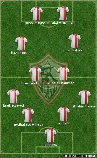Zamalek Sporting Club Formation 2017
