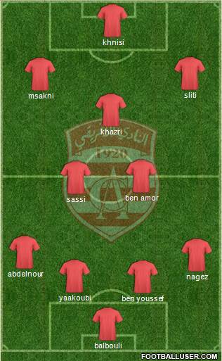 Club Africain Tunis Formation 2017