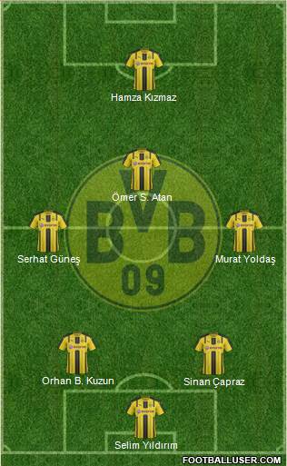 Borussia Dortmund Formation 2017