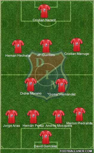 CD Independiente Medellín Formation 2017