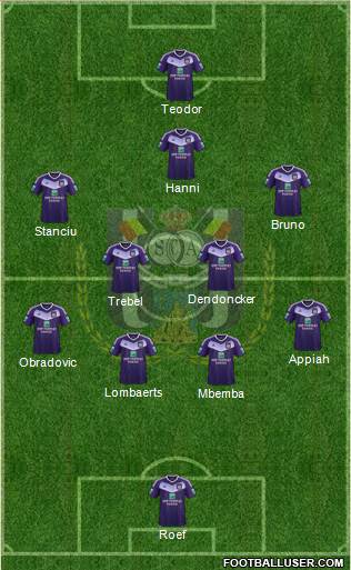 RSC Anderlecht Formation 2017