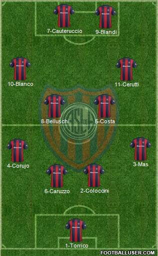 San Lorenzo de Almagro Formation 2017