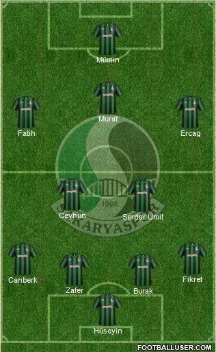 Sakaryaspor A.S. Formation 2017