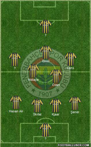 Fenerbahçe SK Formation 2017