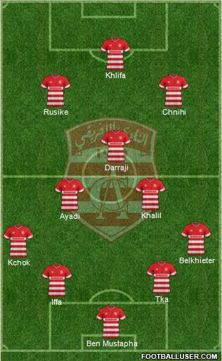 Club Africain Tunis Formation 2017
